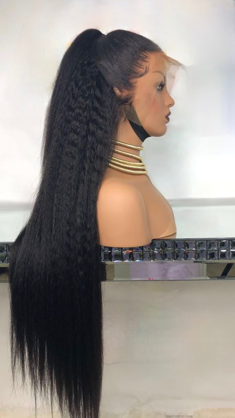 Kinky Straight lace wig