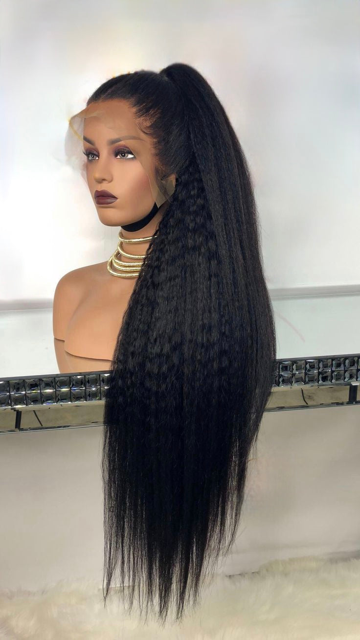 Kinky Straight lace wig